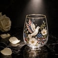 thumbnail image 1 of Linnome Whiskey Tumbler Hand Blown Lead Free Crystal Glass Gold Rim Heavy Base Old Fashioned Bar Cup Gift Box for Men Bar Home Drink Use, 1 of 7
