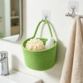 thumbnail image 1 of Linnome Woven Wall Hanging Storage Basket Hangable Sundry Organizer Basket for Cosmetics Snack Small Household Goods Classification Arrangement, 1 of 6