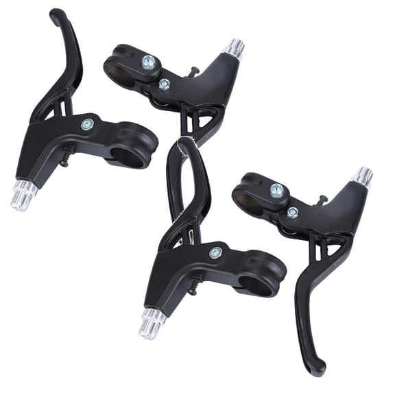 Linnyunggg 1 Pair Aluminum Alloy Bike Brake Handle Alloy Brake Lever 2PCS Rechargeable Bike Light