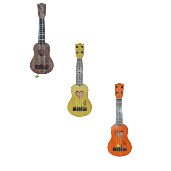 Linnyunggg Beginner Classical Ukulele Guitar Educational Musical Instrument Toy For Kids compatible with Motor for Preschoolers compatible with Motor for Toddlers 3-5
