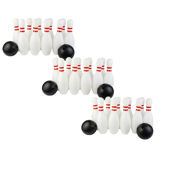 Linnyunggg Children's Bowling Toy Set Kindergarten Boys Sports Baby Large Indoor And Outdoor Sports 10 Bottles 2 3PCS Kids Handheld Games for Toddlers Kids Activities 3-5 Girls