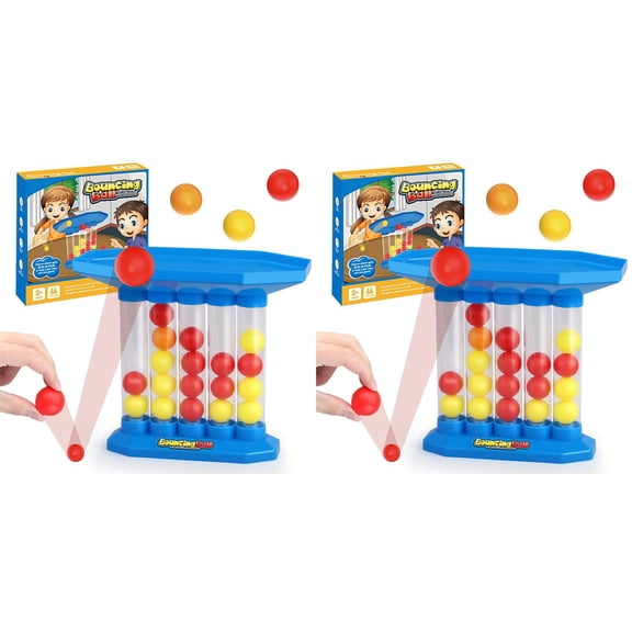 Linnyunggg Connect Game Board Game 4 Shots Game Pong Bouncing For Adults 1pc 2PCS Basing Battlefield Rocks Party & Co Summer