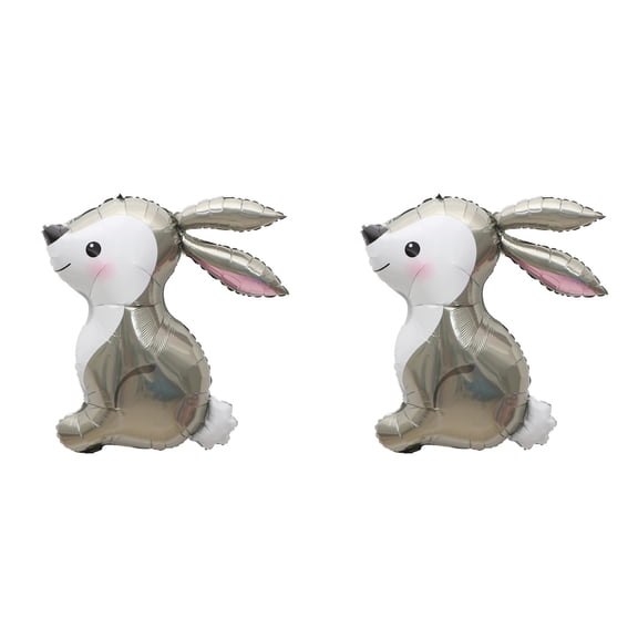 Linnyunggg Easter Cartoon Bunny Rabbit Easter Decoration Inflatable Bunny Easter Party Decoration Inflatable Toy 2PCS in Hot Dog Form Inflatable Bed