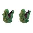 thumbnail image 1 of Linnyunggg Green Hand Puppets Role Play Realistic Head Dinosaur Finger Glove Toys 2PCS Christmas for Kids Building Games for Kids Ages 4-8, 1 of 5