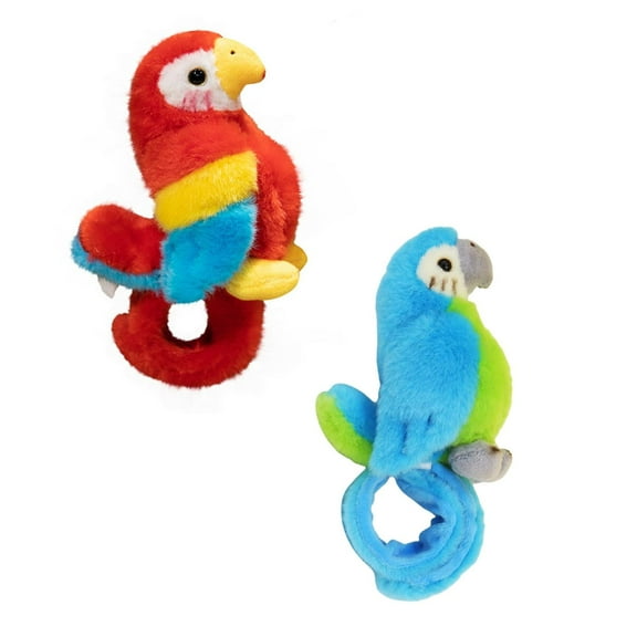 Linnyunggg Parrot Slap Bracelet Toy Stuffed Animal Slap Bracelet Toy Children's Toy For School Classroom Clean Sofa Game for 7 Years Old Girl