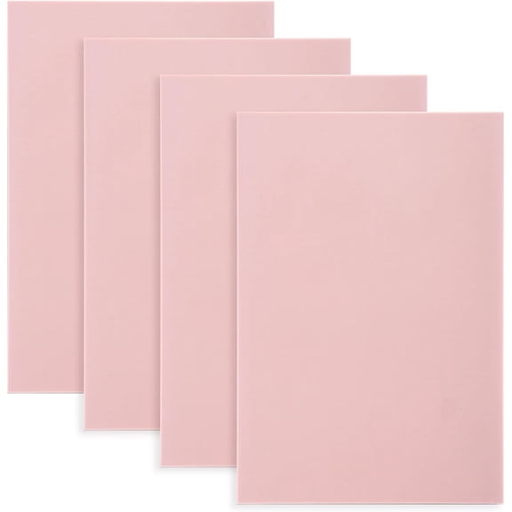 Linoleum Blocks for Printmaking Supplies - 4PCS 4”x6”Rubber Linocut Block Printing Kit for Stamp Carving, Soft Relief Printing Linoleum for DIY Crafts & Art Projects
