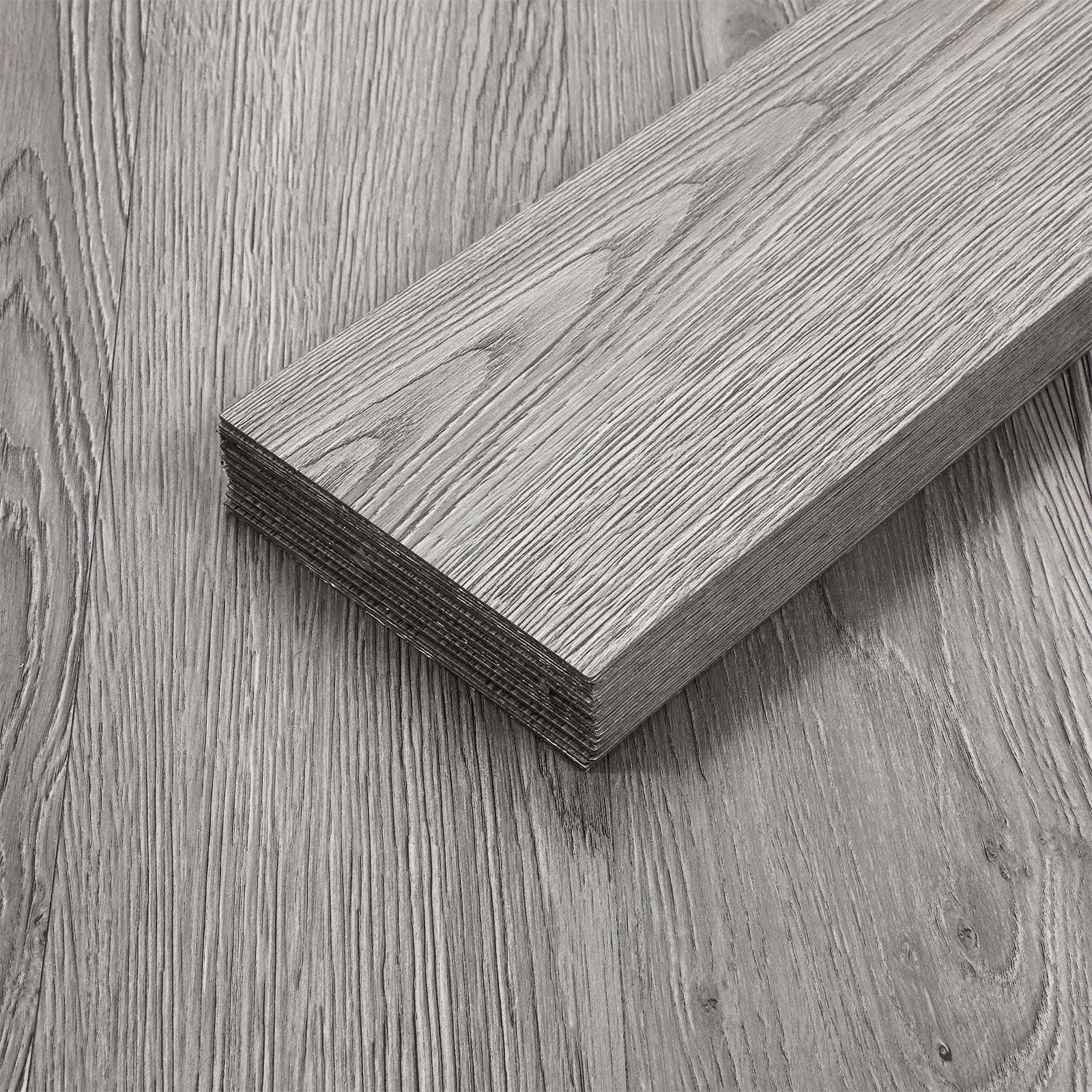 Linoleum Flooring Roll,36Pcs Laminate Flooring Self-adhesive Floor Thickened Wear-resistant Floor Stickers
