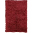 thumbnail image 1 of Linon 3A Flokati Collection Area Rug, Red, 6ft x 9ft, 1 of 3