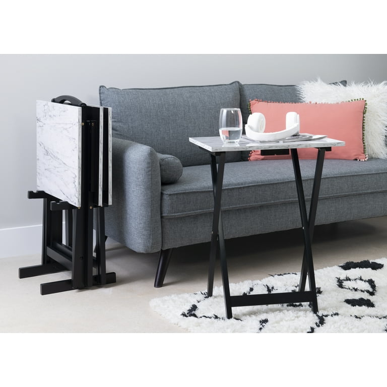 Marble tray table deals