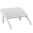 thumbnail image 1 of Linon Adirondack Outdoor Solid Sturdy Acacia Wood Ottoman in White Stain, 1 of 13