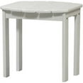 thumbnail image 1 of Linon Adirondack Sturdy Solid Acacia Wood Outdoor Side Table in White Stain, 1 of 3