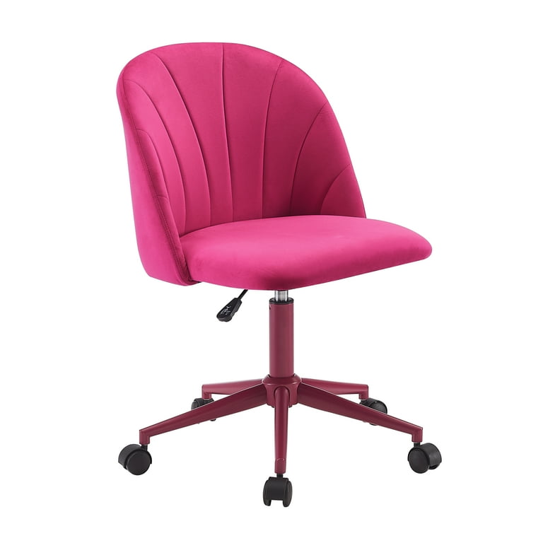 Ergonomic Chair Bright Pink Desk Chair Vimund Small Desk Chair For