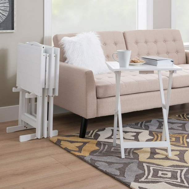 Linon Home Decor Alston 5 Piece Tray Table Set
