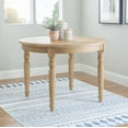 thumbnail image 1 of Linon Anthem 42" Round Rustic Dining Table with Turned Legs, 1 of 7