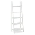 thumbnail image 1 of Linon Archdale Wood Open Back 72" Ladder Bookshelf with 5 Shelves in White, 1 of 7