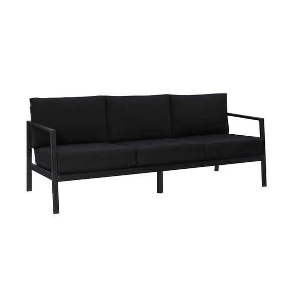 Linon Arlington Outdoor Sofa, Black