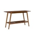 thumbnail image 1 of Linon Ashville Mid-Century Indoor Console Table, Walnut, 1 of 8