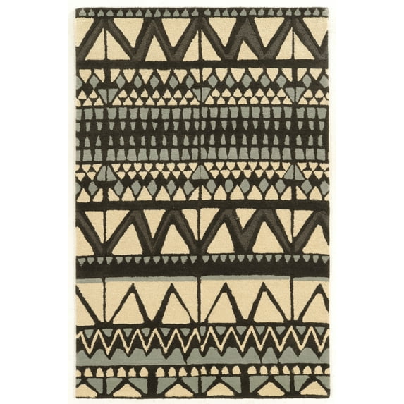 Aspire Wool Comp Ivory and Grey 8X11