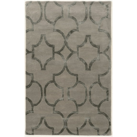 Linon Home Décor Aspire Area Rug Collection, Slate and Slate, 2' x 3'