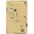 thumbnail image 1 of Aspire Wool Lazer Ivory Area Rug 2x3 Handtufted 100% Wool Transitional Design, 1 of 3