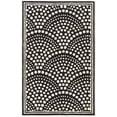 thumbnail image 1 of Linon Aspire Scallop Hand Tufted Wool 5'x8' Rug in Navy, 1 of 6