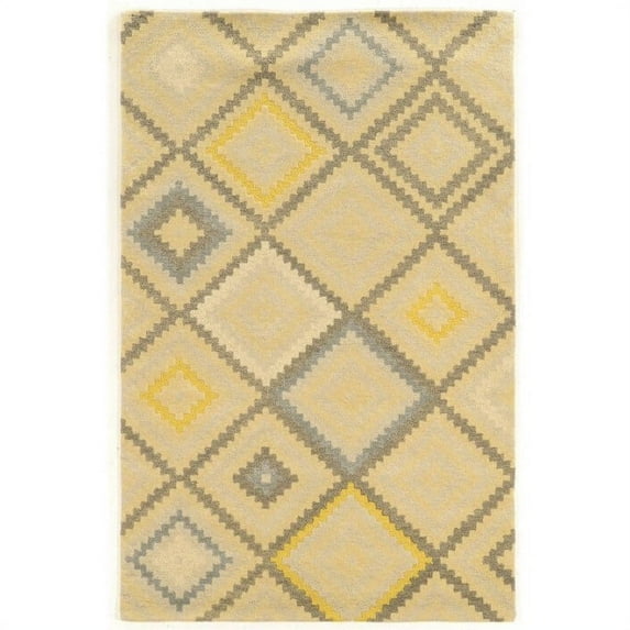 Aspire Wool Stitch Nat and Grey 8X11