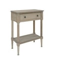 thumbnail image 1 of Linon Athalee Single Drawer Indoor Accent Side Table with Shelf, 30.25" Tall, Natural, 1 of 11