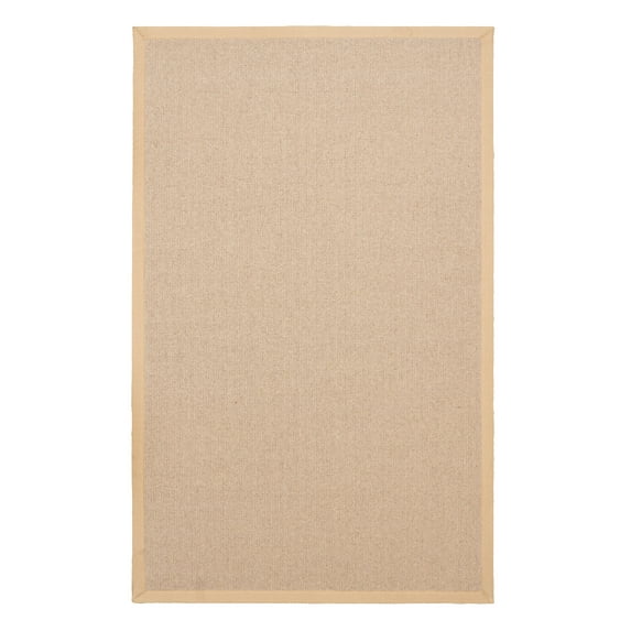 Linon Athena AT0102 Rug 5' x 8' Natural and Beige Rectangle