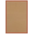 thumbnail image 1 of Linon Athena Accent Rug, Cork with Burnt Orange, 1.1ft x 2.1ft, 1 of 2