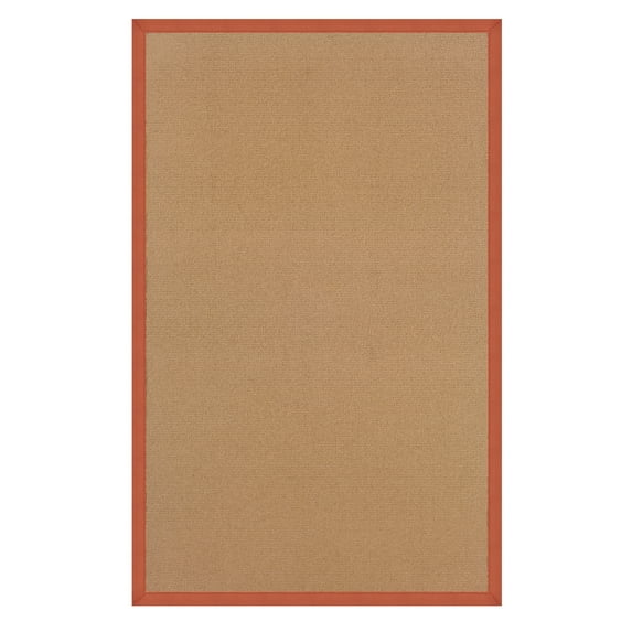 Linon Athena Cork & Burnt Orange 5x8 Area Rug