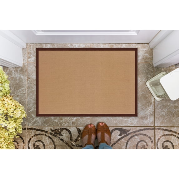 Linon Athena Cork & Brown 1.10x2.10 Area Rug