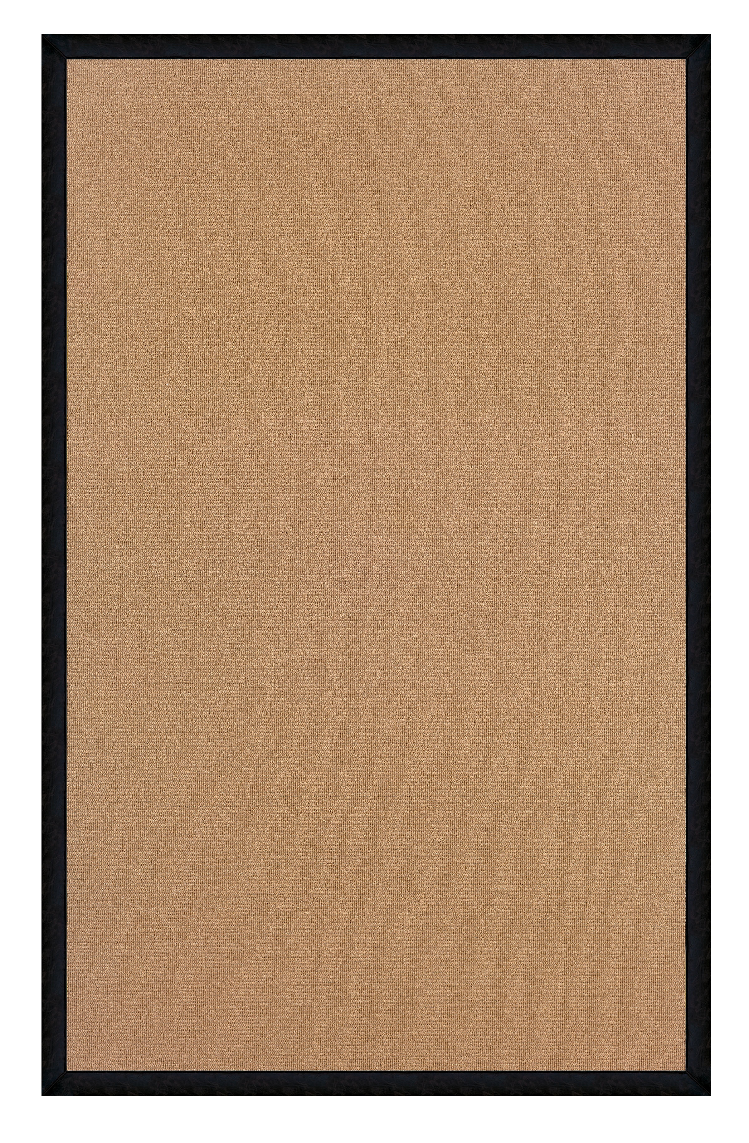 5'x8' Athena Cork Leather Rug Black/Brown - Linon