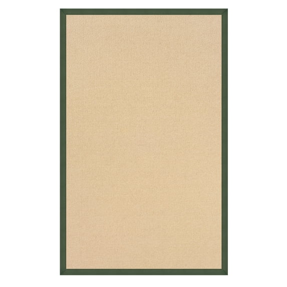 Linon Athena 5' x 8' Natural & Green Area Rug