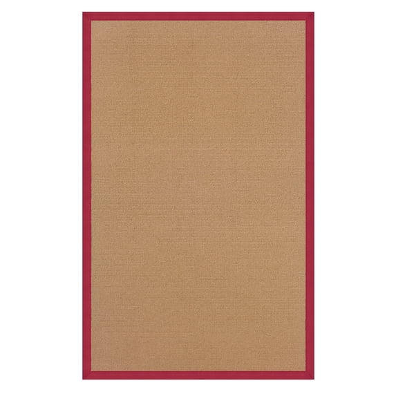 Linon Athena Rug In Cork And Red 9.10 x 13 - (9 Foot 10 x 13)