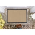 thumbnail image 1 of Contemporary Home Living 1.75' x 2.75' Tufted Solid Bordered Area Throw Rug - Beige and Blue, 1 of 6
