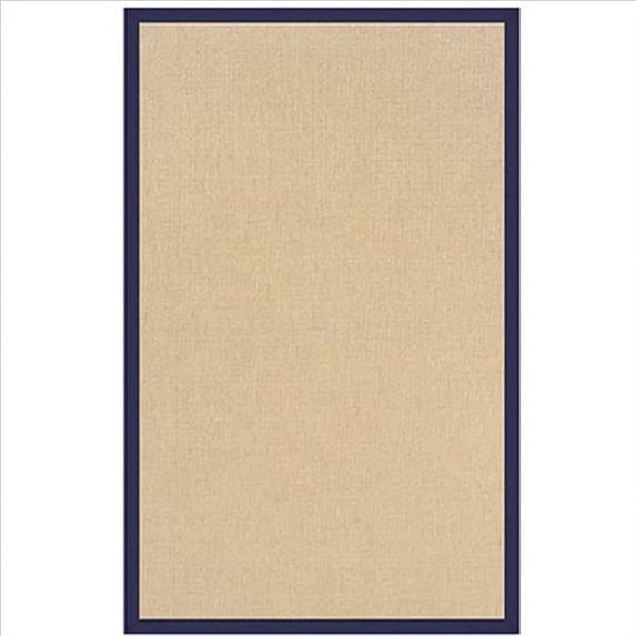Linon Athena Hand Tufted Area Rug - Sisal & Blue - 9' 10in. x 13'