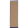 thumbnail image 1 of Linon Athena Machine Tufted Wool 2'6"x8' Rug in Cork and Blue, 1 of 5