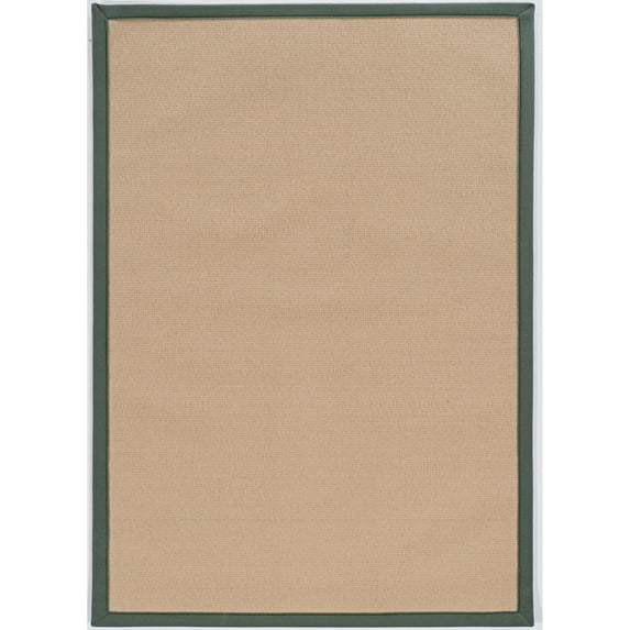 Linon Athena Sisal and Green 8'9"x12' Rug Area Rug