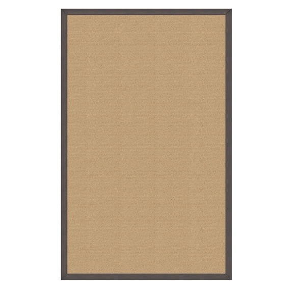 Linon Athena Machine Tufted Wool 8'9"x12' Rug in Sisal and Slate