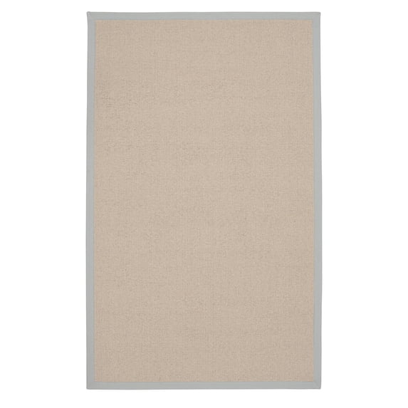 Linon Athena Natural & Ice Blue 8x11 Area Rug