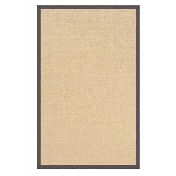 Linon Athena AT0108 Rug 4' x 6' Natural and Slate Rectangle
