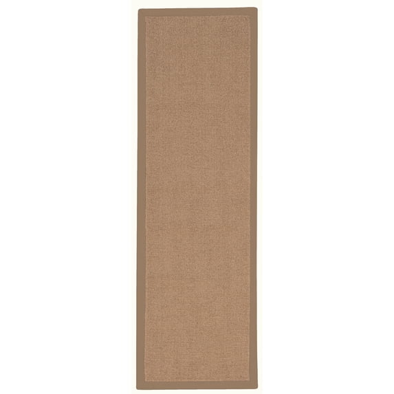 Linon Athena Runner, Cork with Beige, 2.6ft x 12ft
