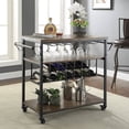 thumbnail image 1 of Linon Austin Wine Cart, 1 of 16