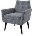 thumbnail image 1 of Linon Ava Tweed Chair, Button Tufted Back, 18.25 inch Seat Height, Multiple Colors, 1 of 7
