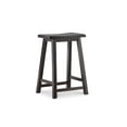 thumbnail image 1 of Linon 24" Backless Indoor Saddle Seat Counter Stool, Dark Brown, 1 of 7