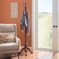 thumbnail image 1 of Contemporary Home Living Hand Forged Tapered Coat Rack - 72.25" - Brass Finish, 1 of 4