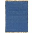 thumbnail image 1 of Linon Berber Loop Hand Woven Wool 5'3"x7'6" Rug in Blue, 1 of 7