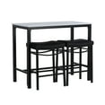 thumbnail image 1 of Linon Betty 3PC Faux Marble Pub Set, 1 of 6