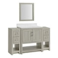 thumbnail image 1 of Linon Blakely Sandstone 31" Vanity Mirror and 2 Floor Cabinet Set, 1 of 6