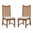 thumbnail image 1 of Linon Bonnie Dining Chair - Brown - Set of 2, 1 of 10
